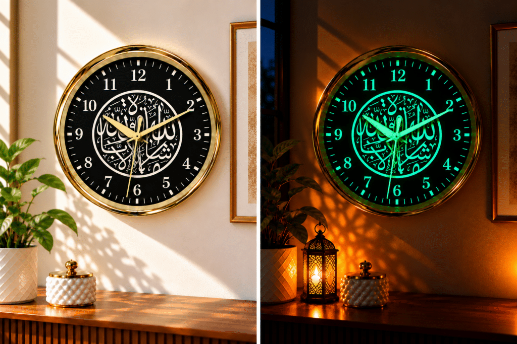 Mashallah la Quwwata illa Billah Wall Clock