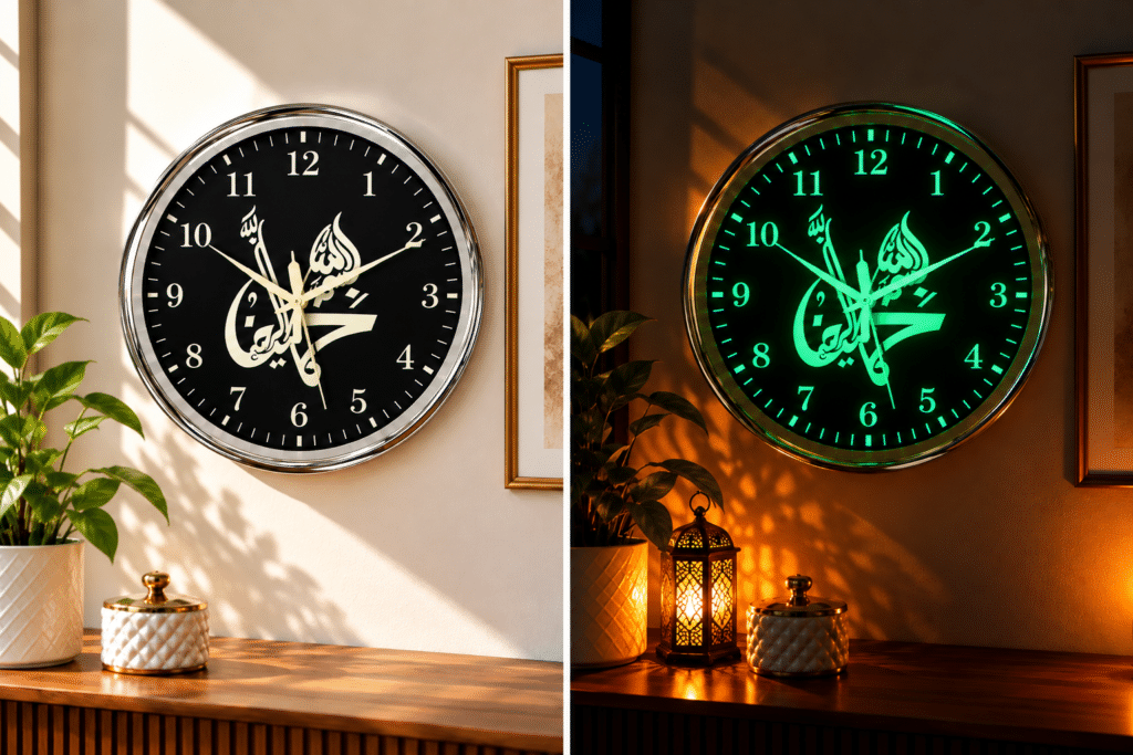 Bismillah Rahman Rahim Wall Clock