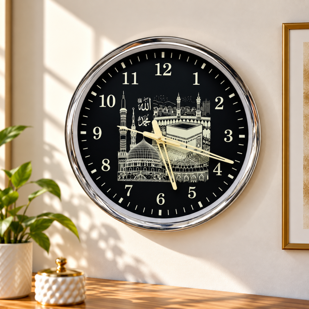 Mecca Madina Wall Clock