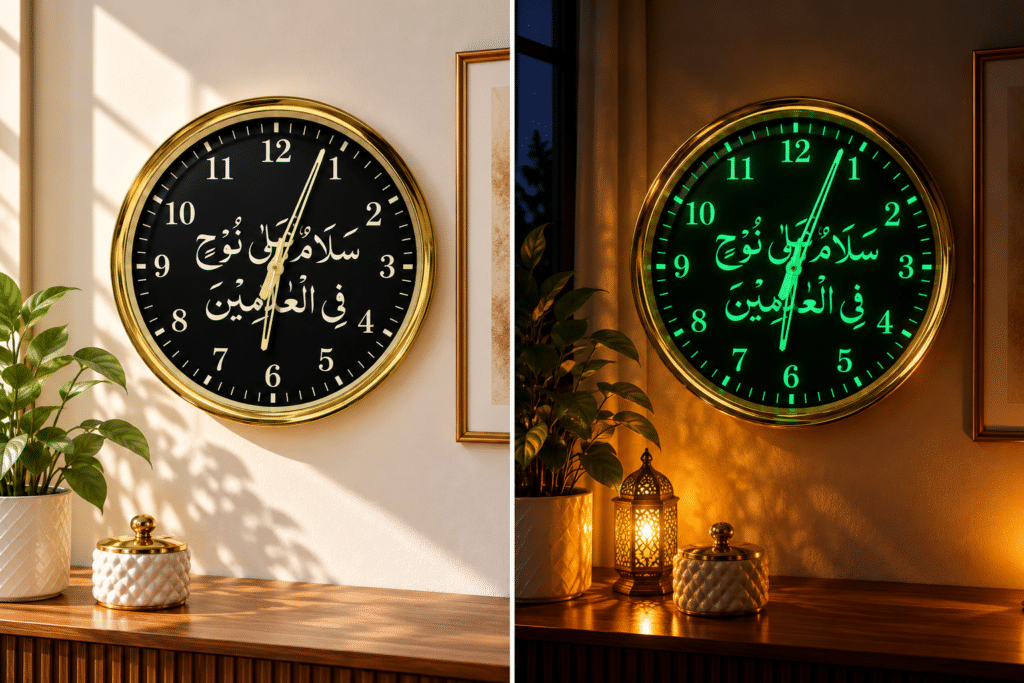 Salamun ala nuhin fil Alamin Wall Clock