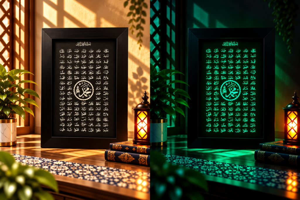 99 Names of Muhammed Frame