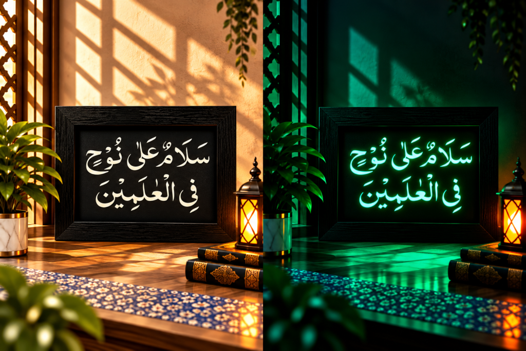 Salamun ala nuhin fil alamin Frame