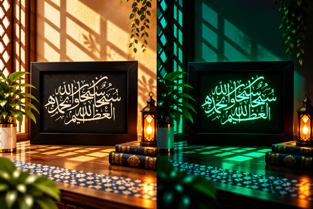 Subhanallhi wa Bihamdihi,Subhanallahil Azeem Frame
