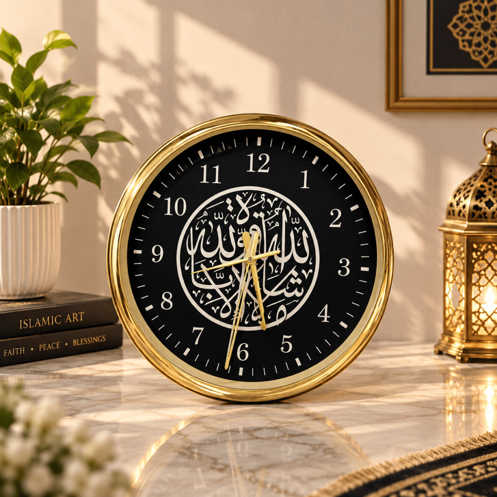 Mashallah la Quwwata illa Billah Wall Clock
